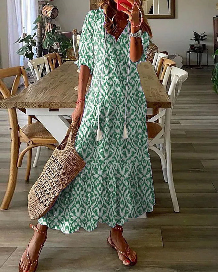 Dianna™ - Boho Bauchbedeckendes Kleid