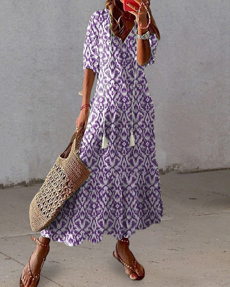 Dianna™ - Boho Bauchbedeckendes Kleid