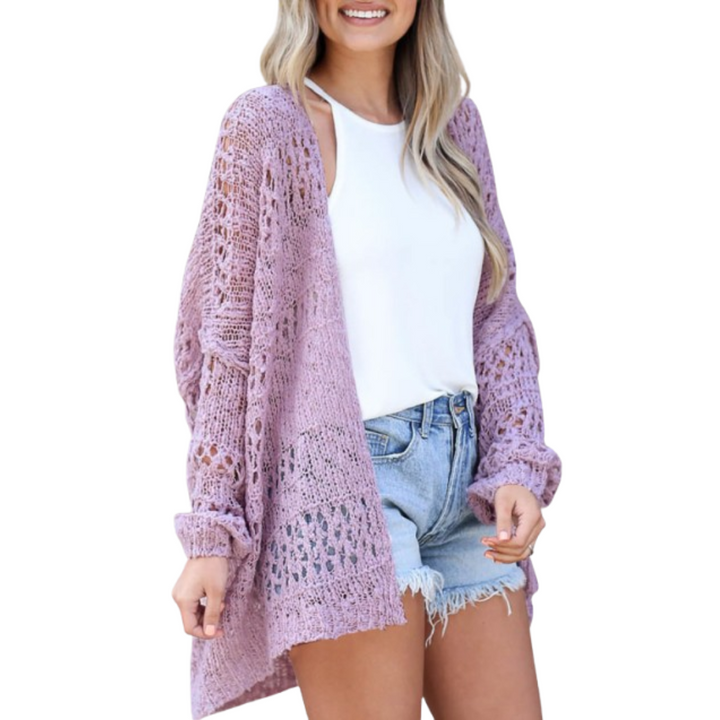 Arizela™ – Leichter Übergroßer Boho Cardigan