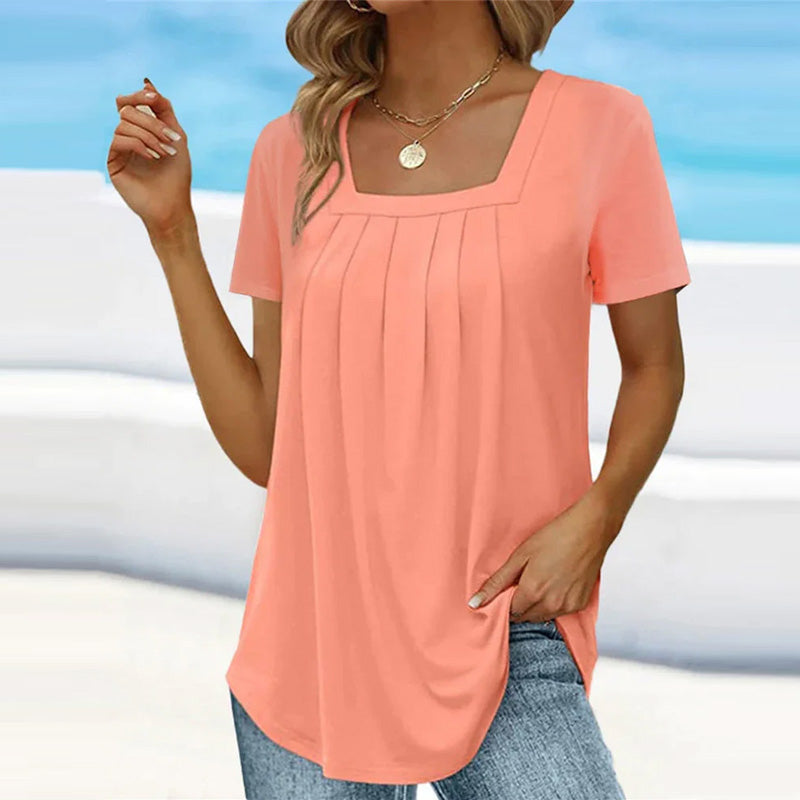 Brenda™ | Elegante Plissee-Bluse