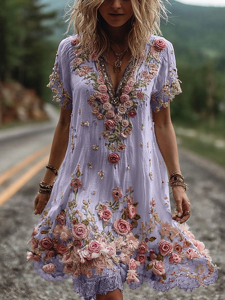 TILLY – VINTAGE KURZARMKLEID