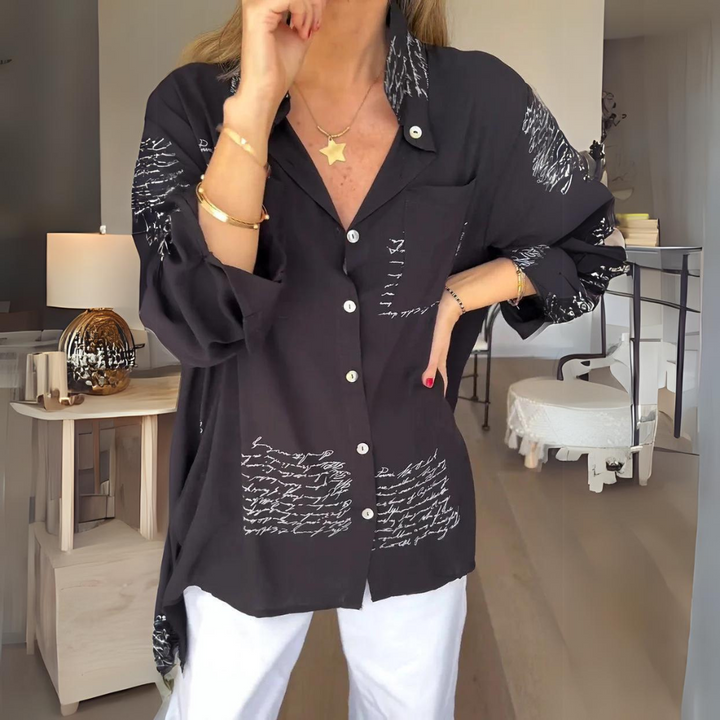 Celesta™ - Handgeschriebenes Button-Up Hemd