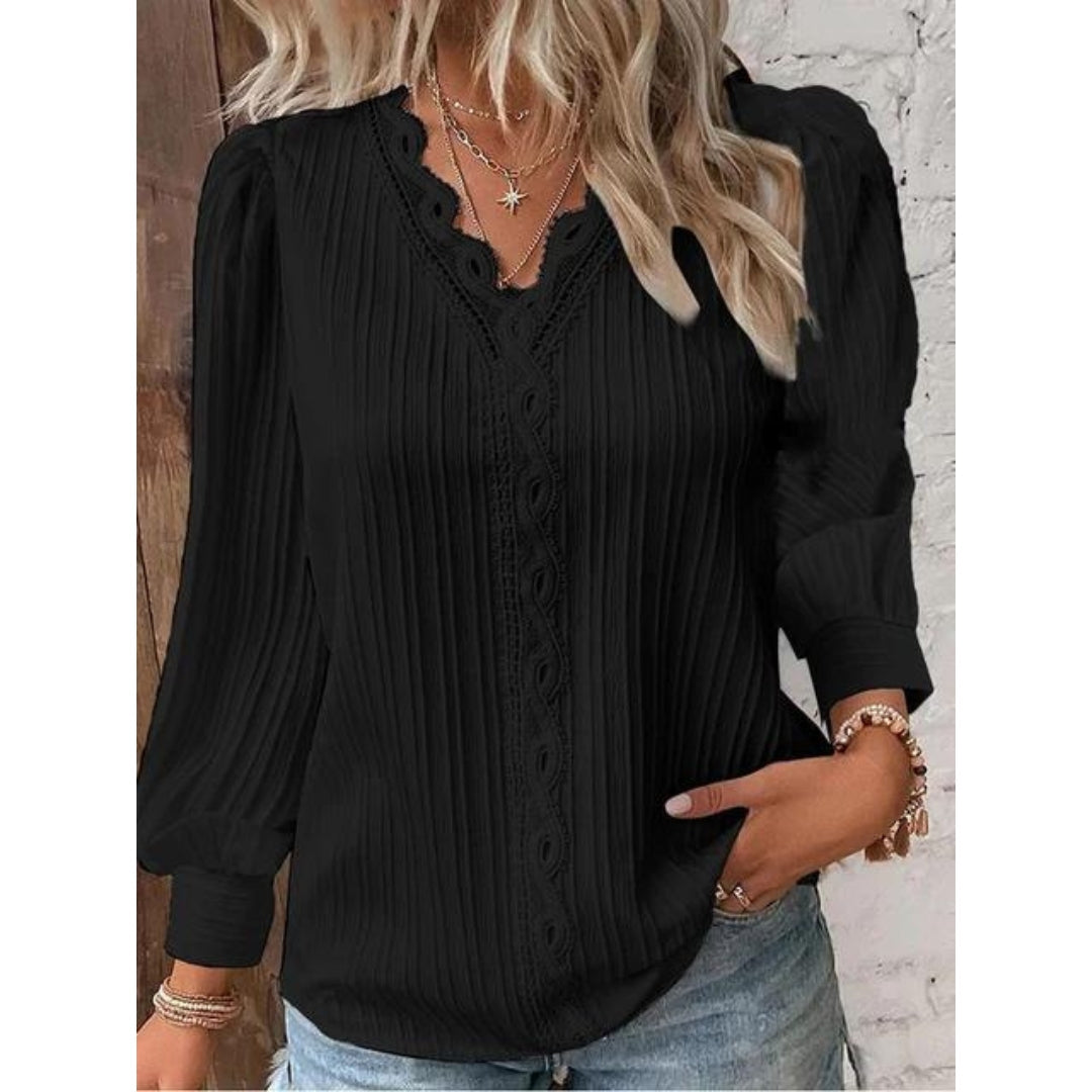 Camillia™ - Elegante Pintuck Bluse
