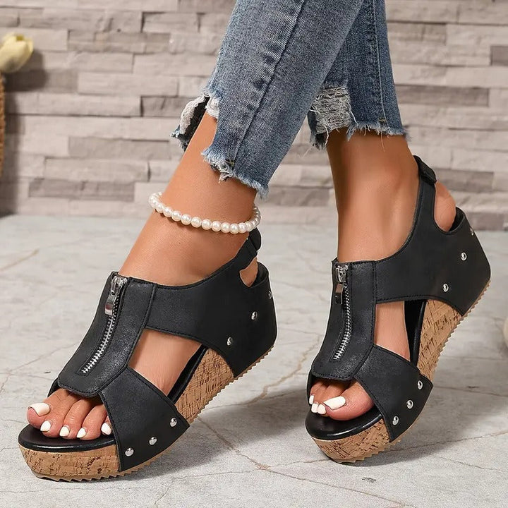 Camila™ - Stylische Retro Keilsandalen