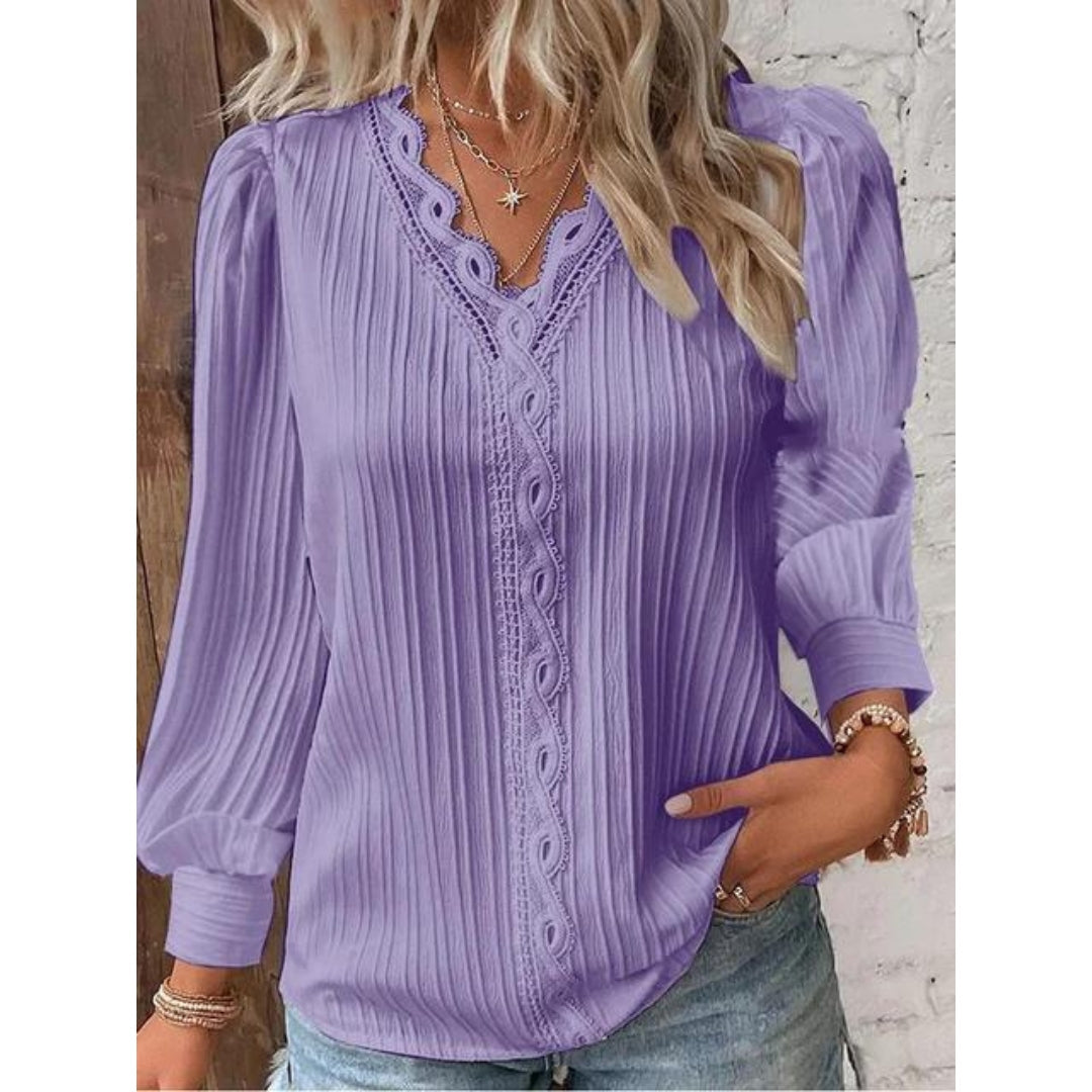 Camillia™ - Elegante Pintuck Bluse
