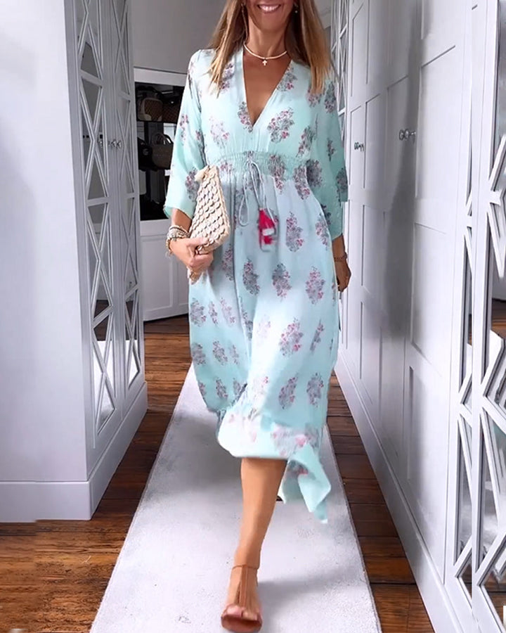 Celina™ - Elegantes Blumenkleid