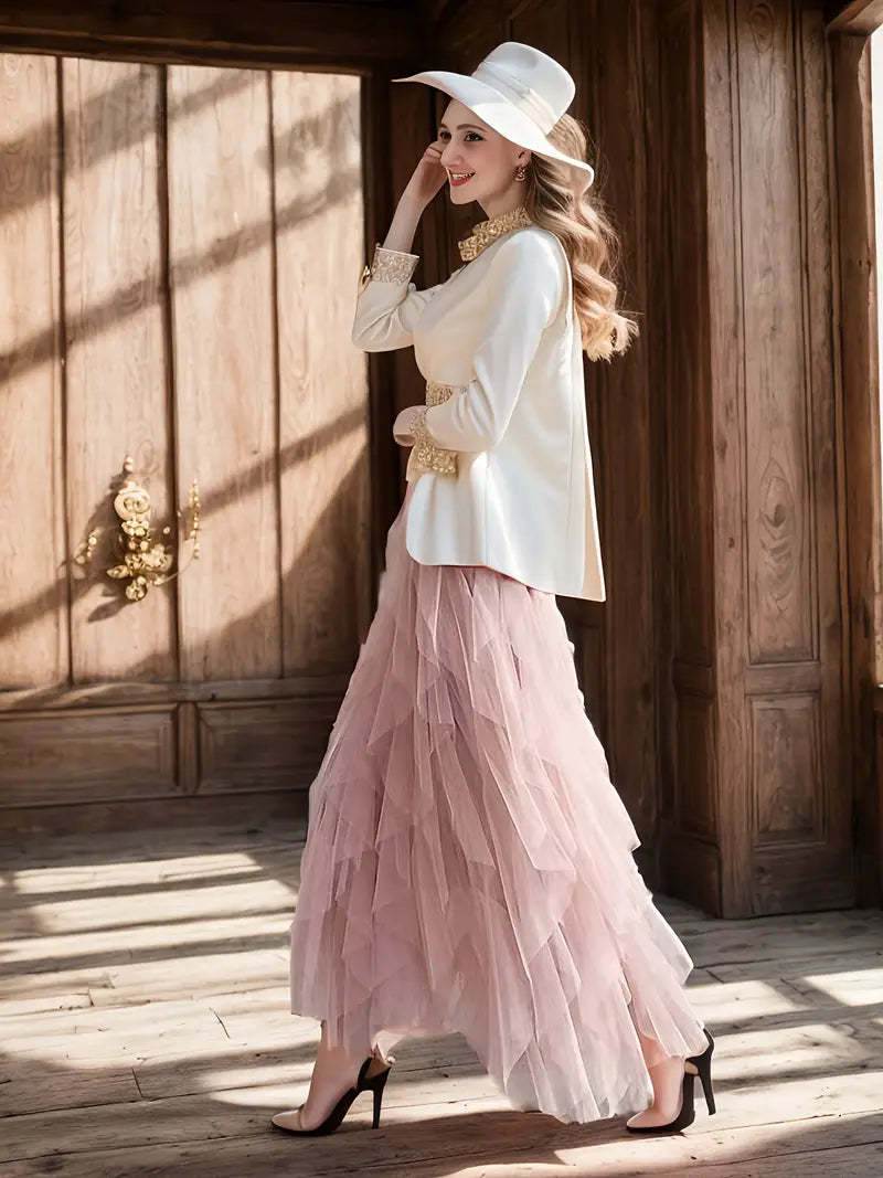 Cecil™ - Stilvoller Mesh-Layered Tutu-Rock