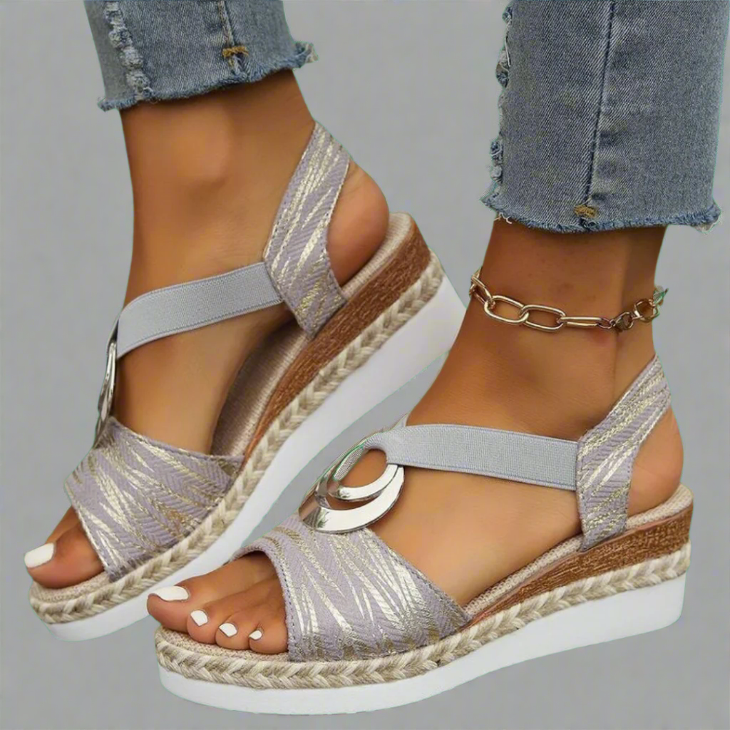 Dahlia | Stilvolle Wedge-Sandalen aus Premium-Material