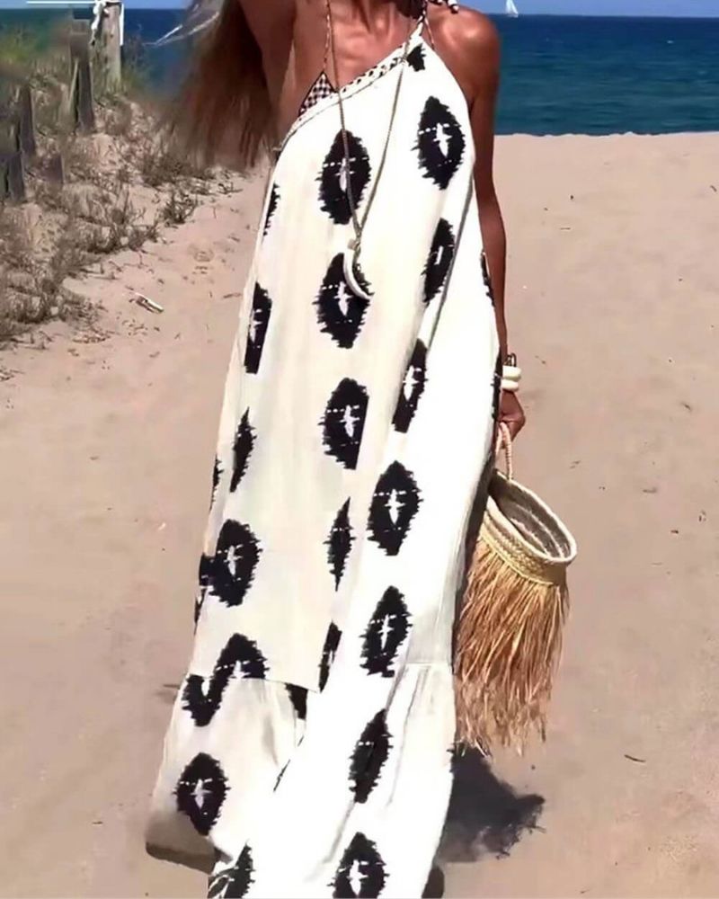 Sunshine™ - Ein Schulter Lockeres Maxikleid