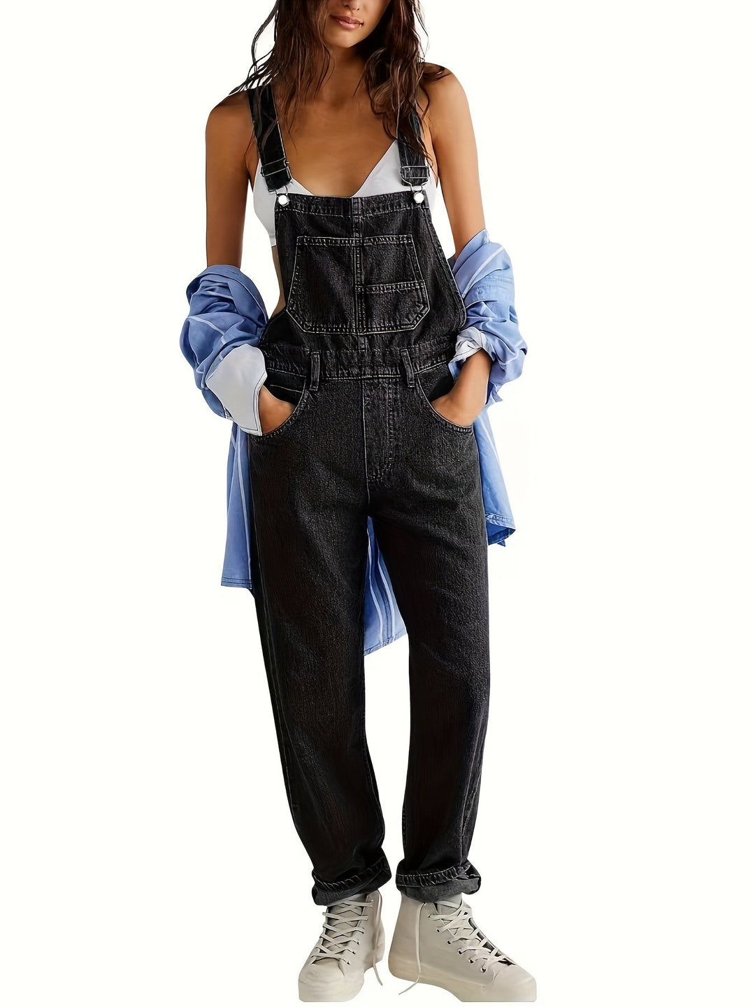 Wendy™ - Trendige Denim-Latzhose