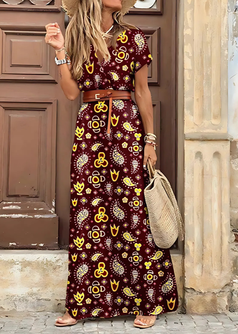 Tahlee™ - Elegantes Bohemian Maxikleid