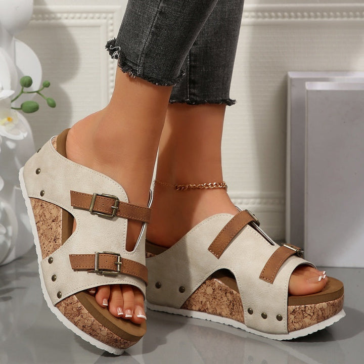 Dahlia™ - Modische Wedge-Plateau-Sandalen