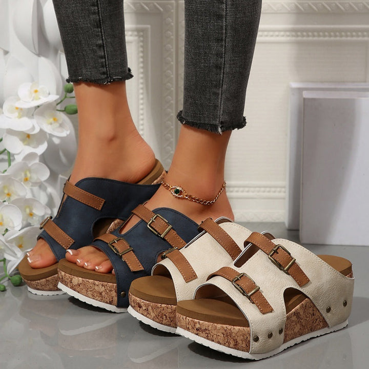 Dahlia™ - Modische Wedge-Plateau-Sandalen