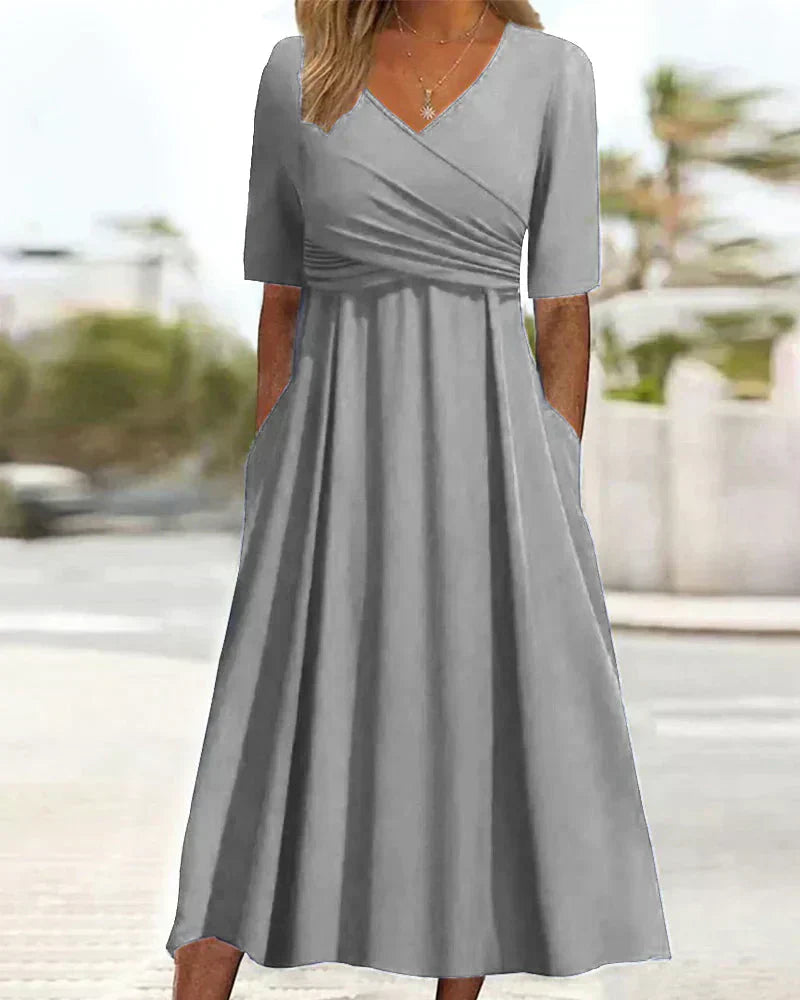Anna™ - Wickelkleid mit kurzen Ärmeln