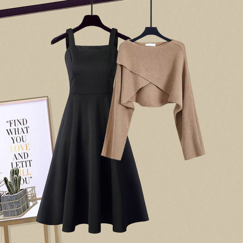 ENRICA – ELEGANTES STRICKKLEID SET