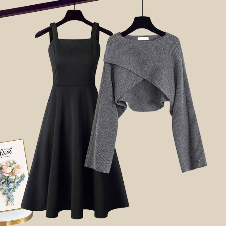 ENRICA – ELEGANTES STRICKKLEID SET