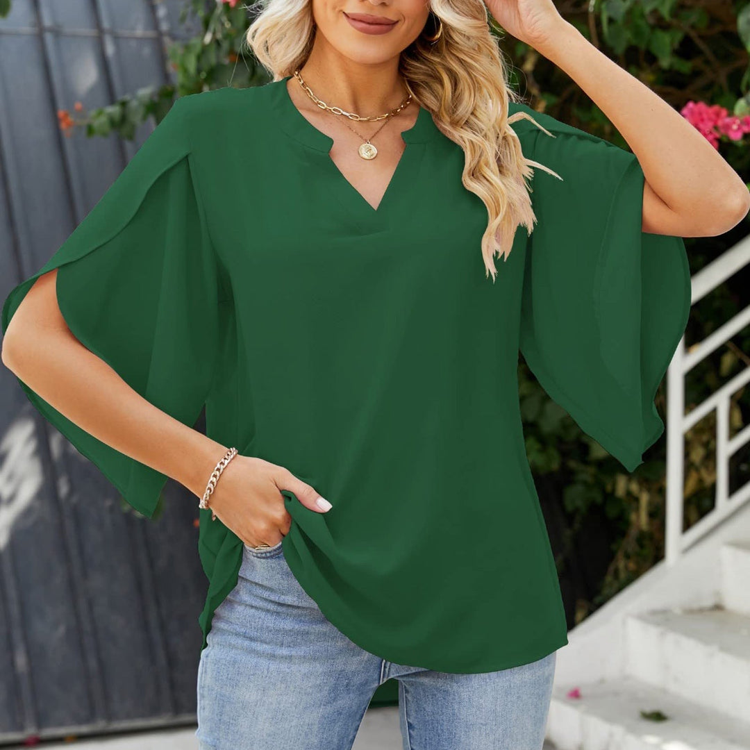 Leni™ - Elegantes V-Ausschnitt-Top