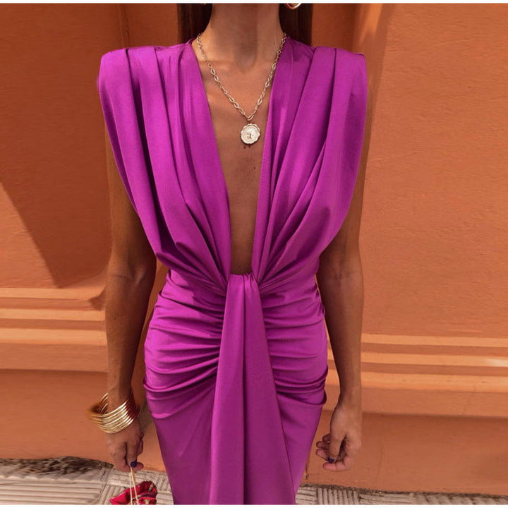 Isabella | Abendkleid mit tiefem Ausschnitt