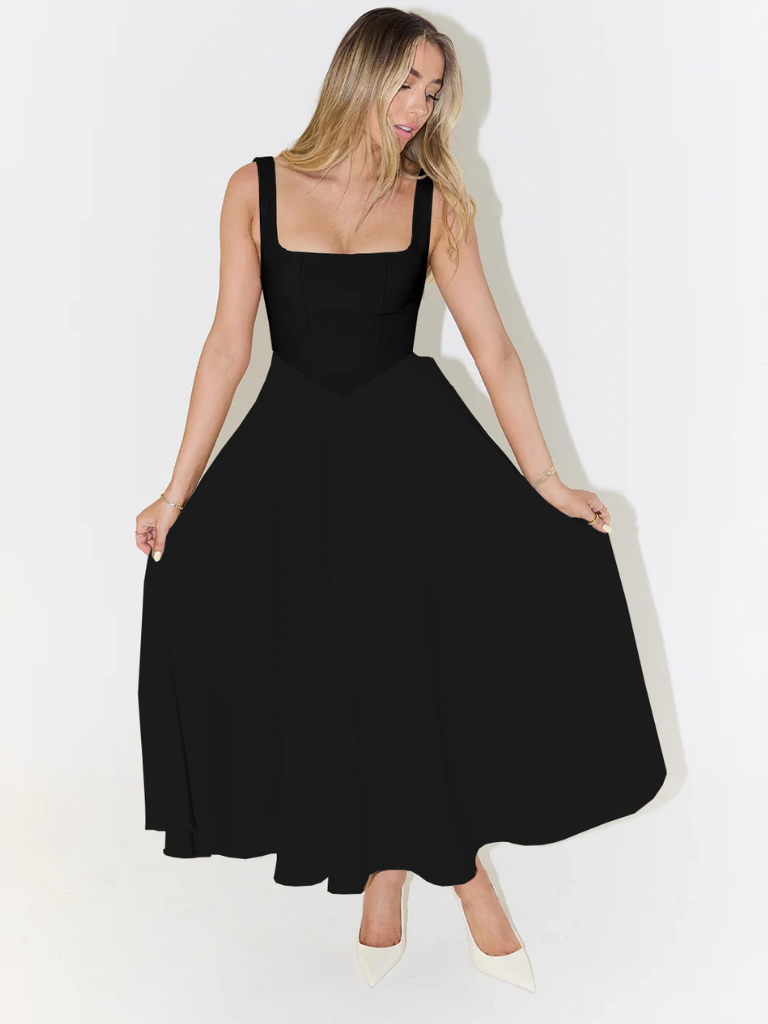 Scarlett™ - Klassisches Midi-Kleid