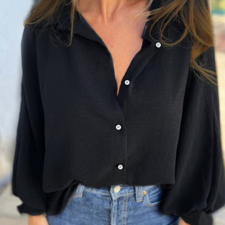 Elysa™ - Elegante Button-Up Bluse
