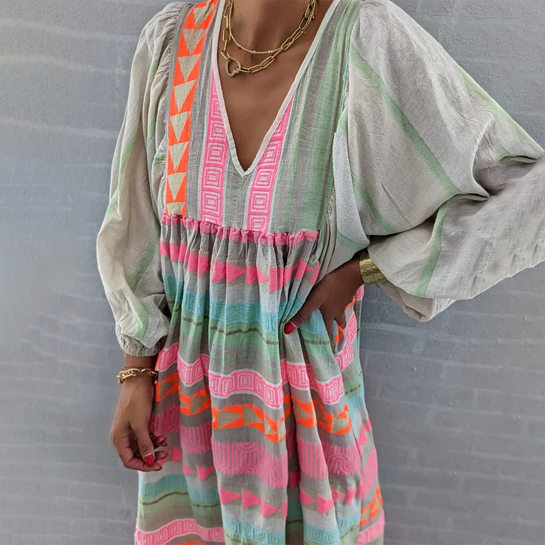 Sabrina™ - Bequemes Boho-Kleid