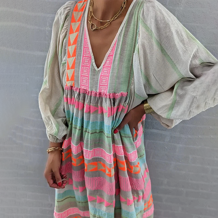 Sabrina™ - Bequemes Boho-Kleid