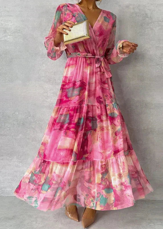Grace™ - Elegantes Florales Handgemachtes Kleid