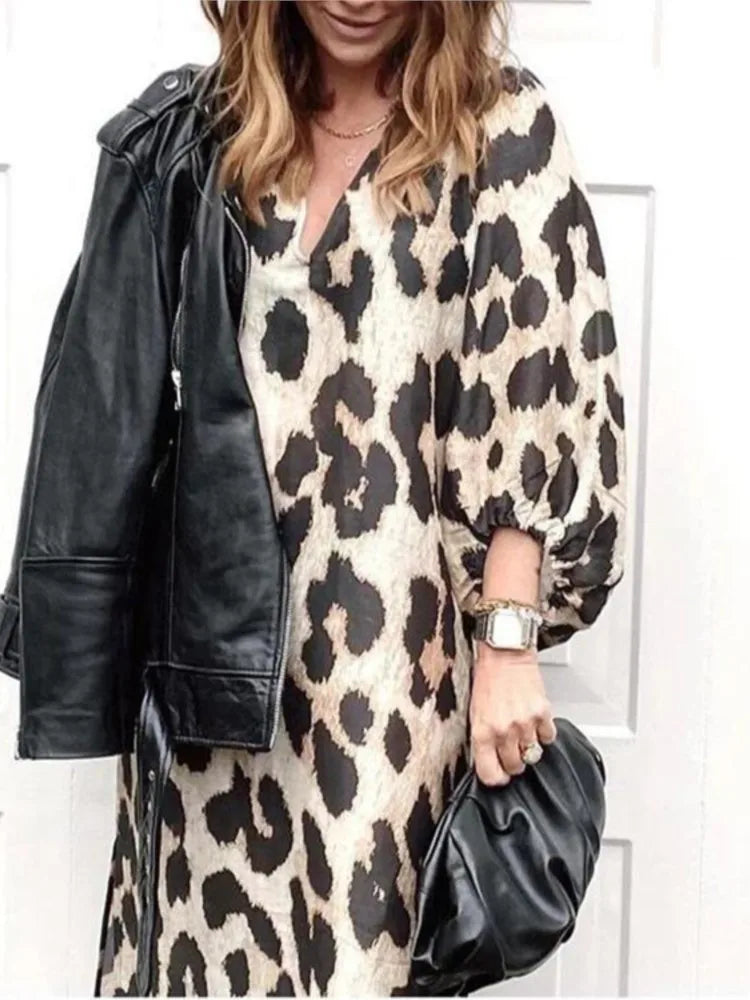 Lisa™ - Leopardprint-Kleid