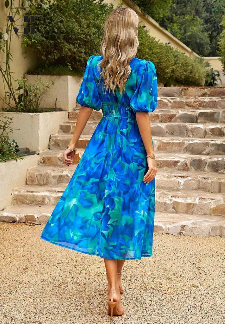 Danielle | Luxus Zeitlose Midi Kleid (Fast ausverkauft)