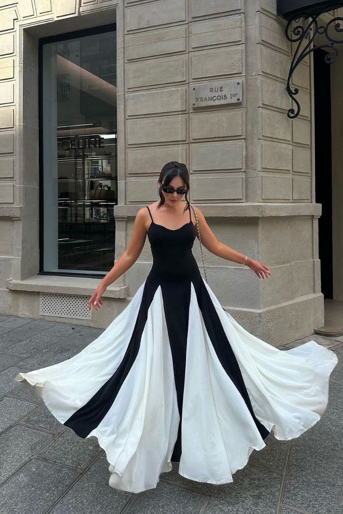 Eliana | Maxikleid mit Paneelen