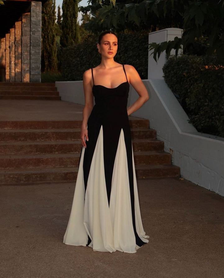 Eliana | Maxikleid mit Paneelen