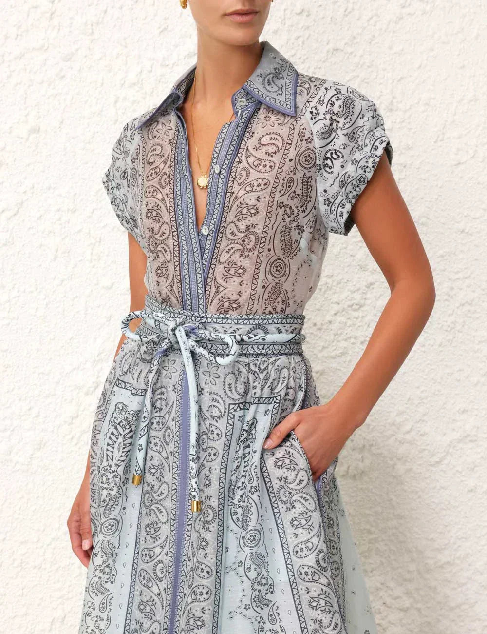 Adele™ - Boho-Druck Zweiteiliges Set