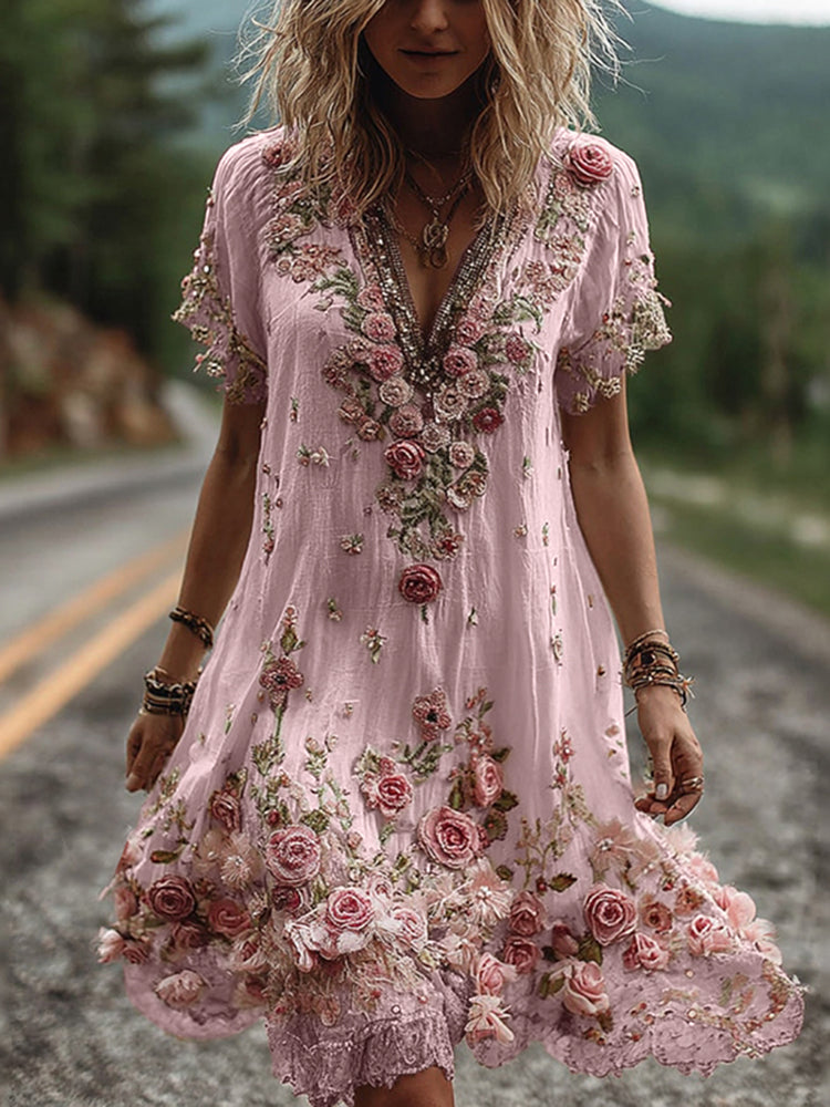 TILLY – VINTAGE KURZARMKLEID
