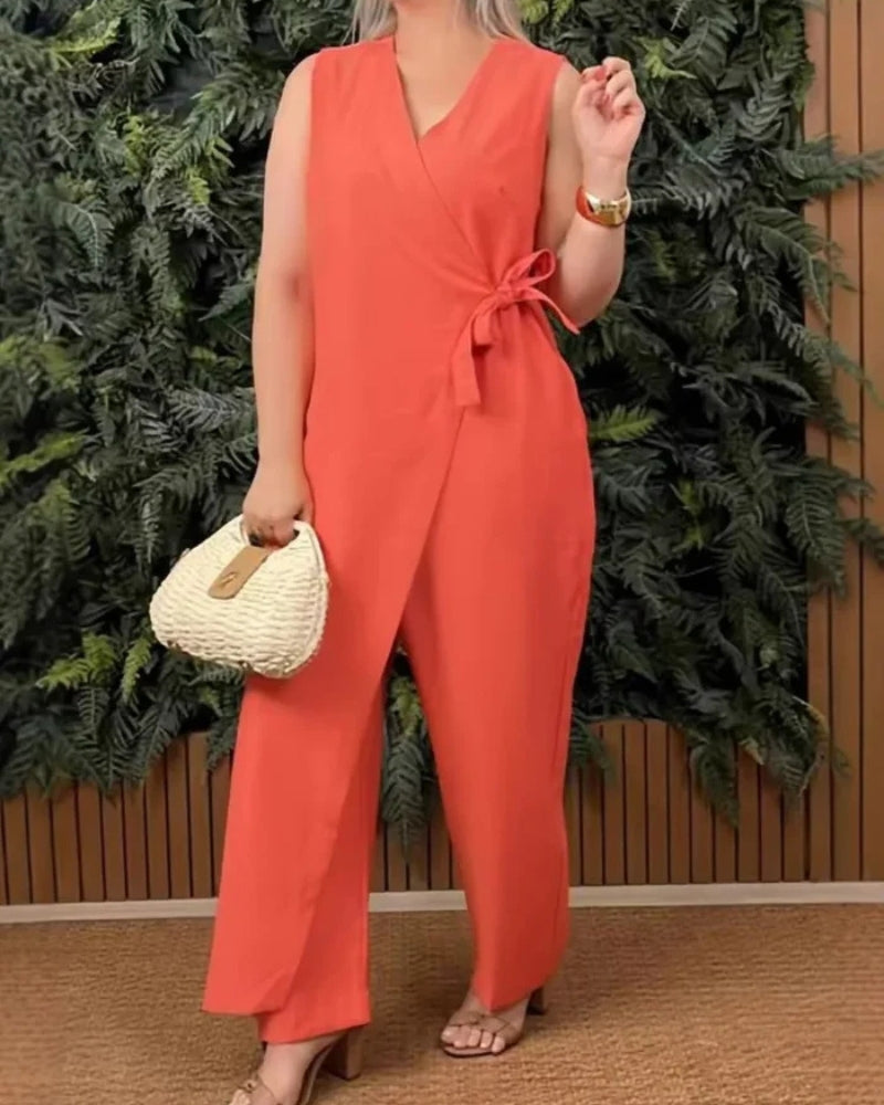 Teresa™ - Vielseitiger Jumpsuit mit Bindegürtel