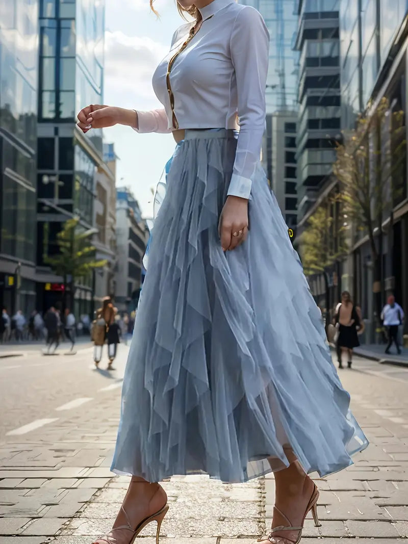 Cecil™ - Stilvoller Mesh-Layered Tutu-Rock