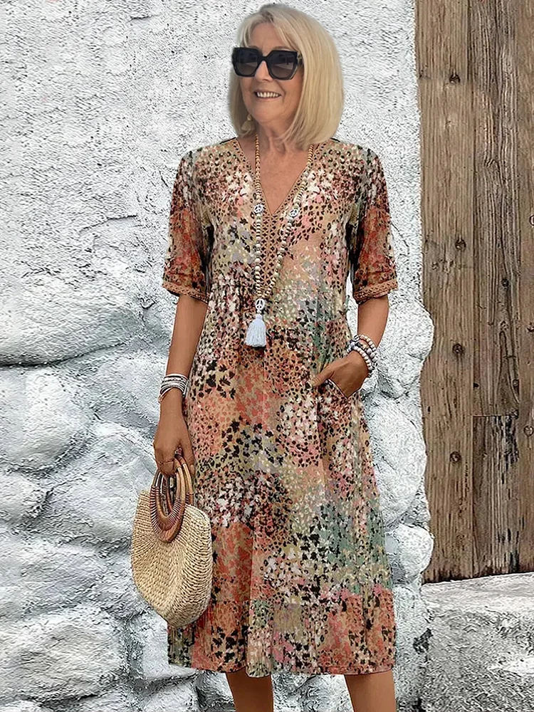 Florence™ - Lebhaftes Midi-Kleid