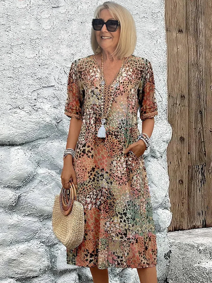 Florence™ - Lebhaftes Midi-Kleid