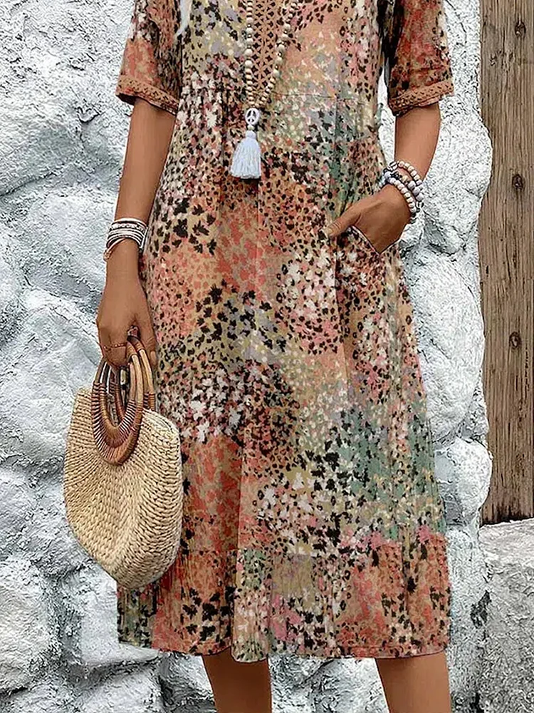 Florence™ - Lebhaftes Midi-Kleid
