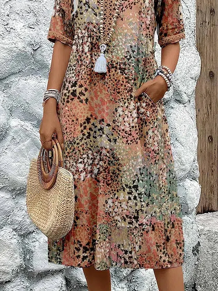Florence™ - Lebhaftes Midi-Kleid