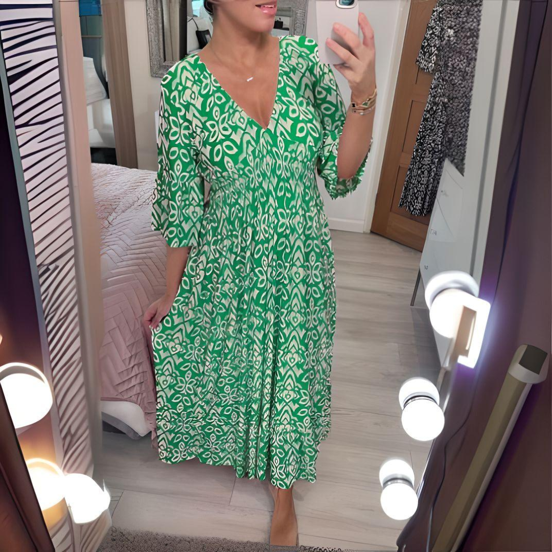 Isabella™ - Boho Bedrucktes Kleid