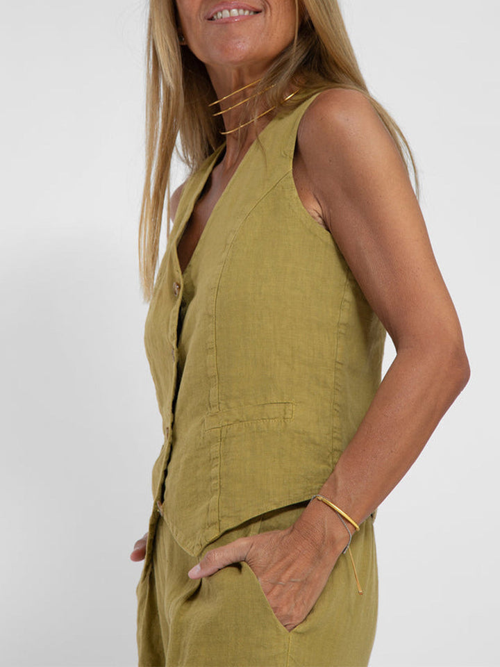 Ella | Weste Weite Hosen Set (Fast ausverkauft)