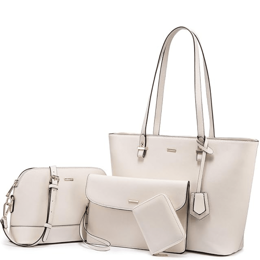 3-teilige Handtasche & Schultertaschen-Set