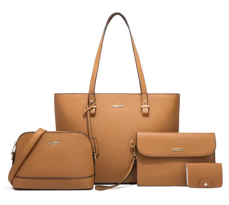 3-teilige Handtasche & Schultertaschen-Set