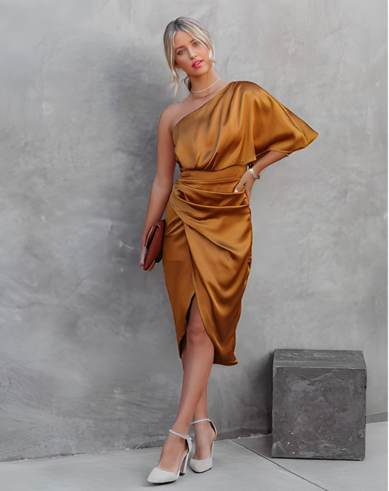 Ella™ - Elegantes Seiden-Abendkleid