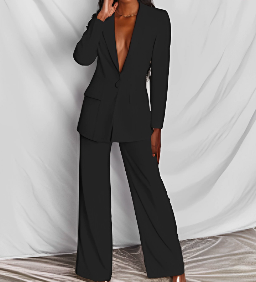 Veronica™ - Power Poise Maßgeschneiderter Hosenanzug