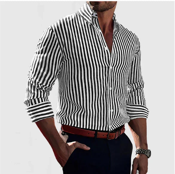 Riley™ – Elegantes gestreiftes Hemd
