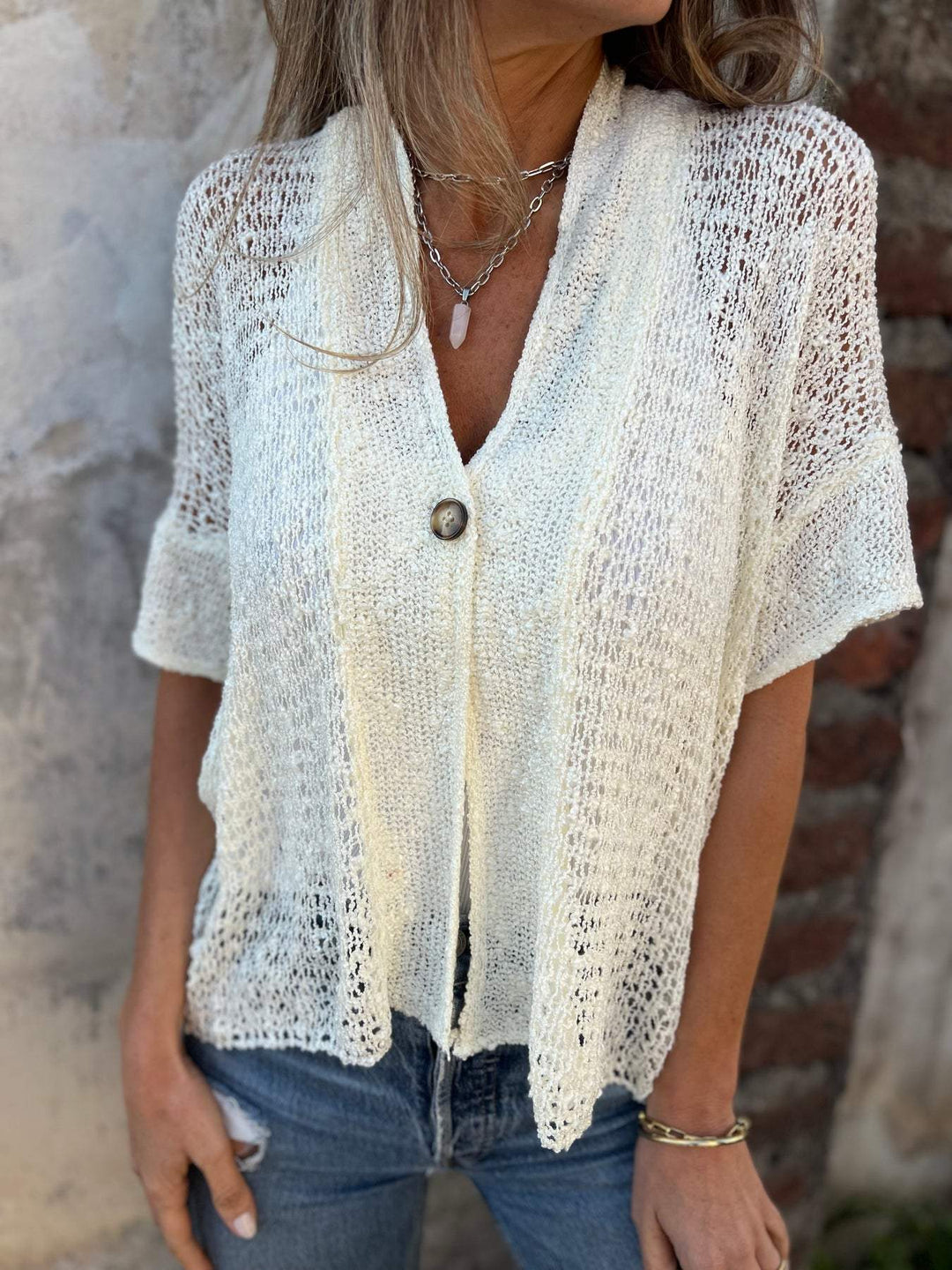 Barbara™ | Elegantes Texturiertes Oberteil