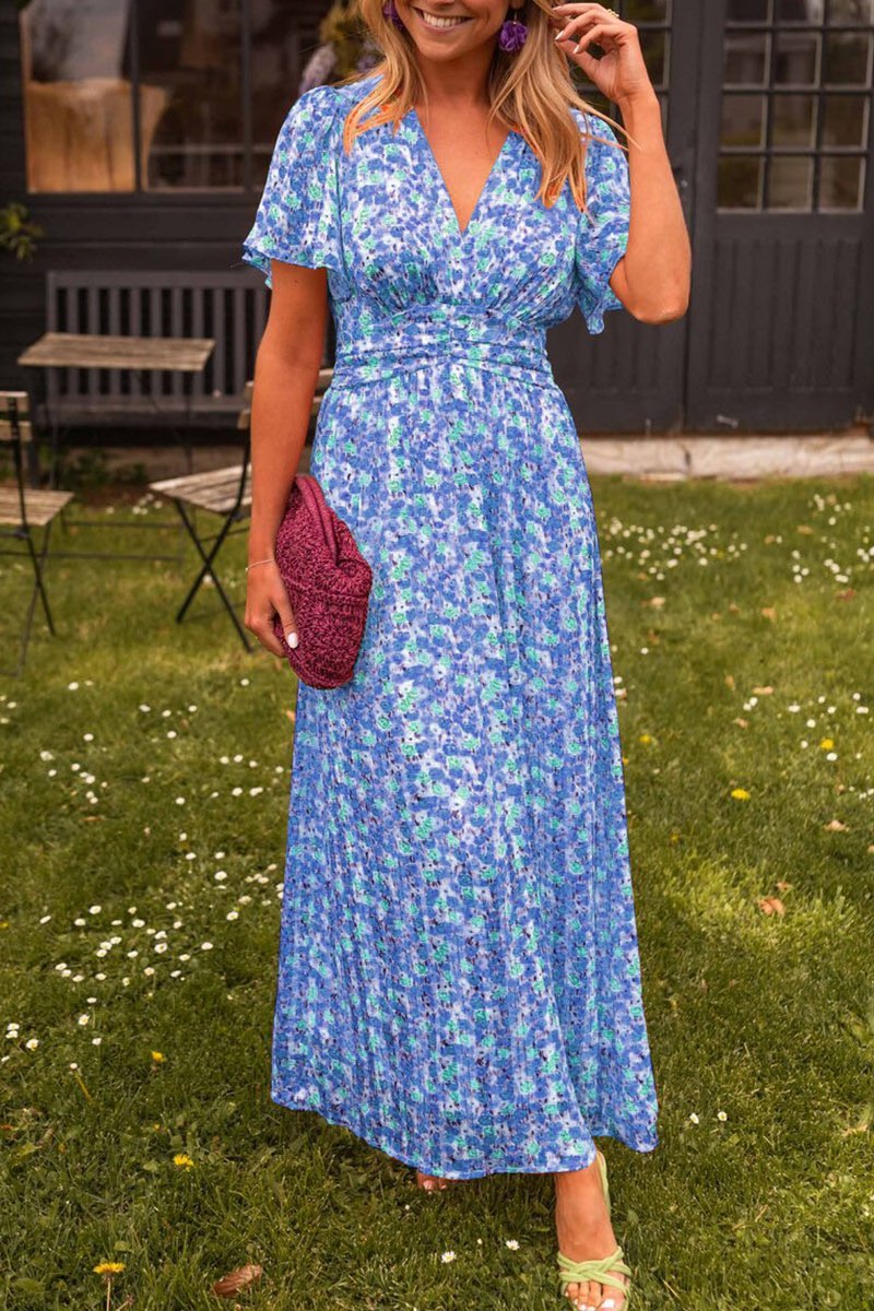 Bianca™ - Elegantes Langkleid mit V-Ausschnitt