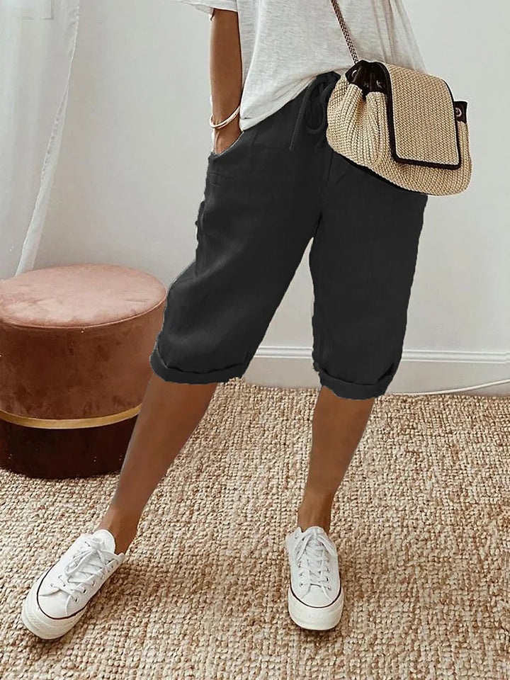 EVA™ - Baumwoll-Leinen Damenhose