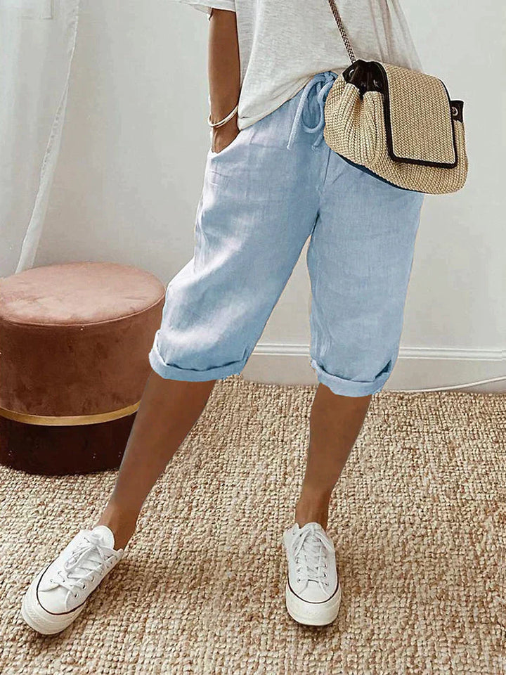 EVA™ - Baumwoll-Leinen Damenhose